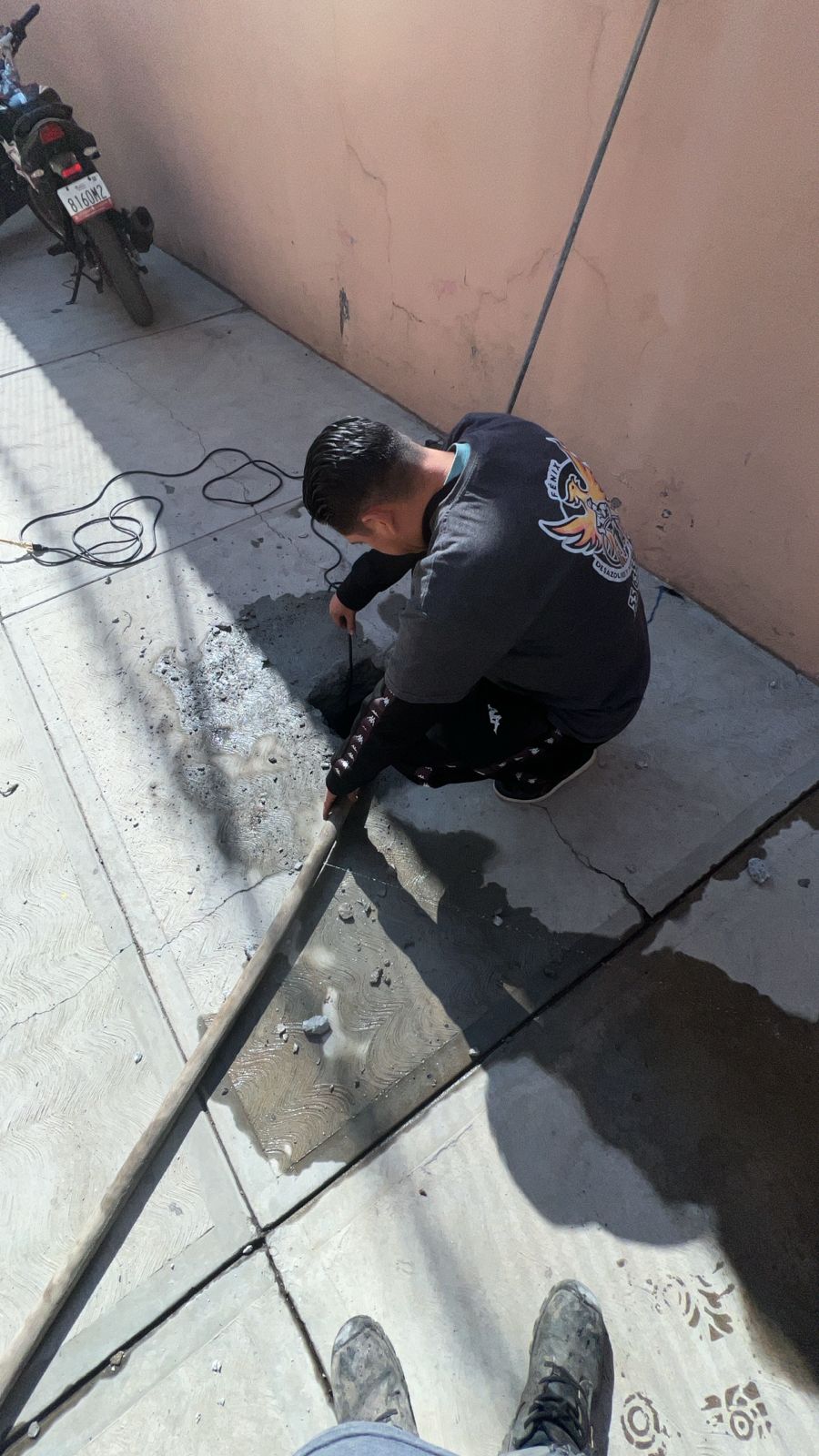 Servicio de desazolves y plomería en la colonia Tenorios en Tlalpan